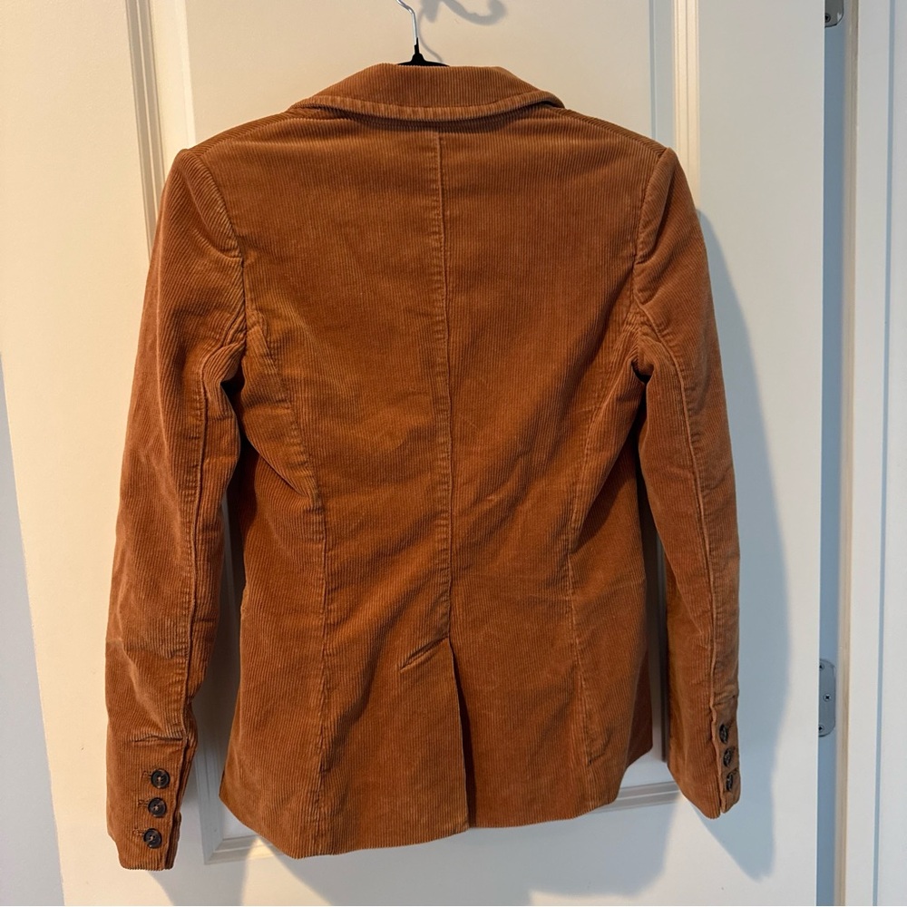 Alice + Olivia Macey Cottonblend Tan Corduroy Blazer | Size 2 - Picture 7 of 7